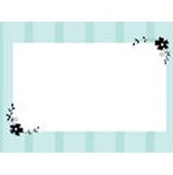 Bachelorette Superstore Teal Stripe Name Tags - Labels, 24 Pc $1.99 And Under