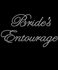 Bachelorette Superstore Rhinestone "Bride's Entourage" Tank Top Or T-shirt Bridal Party/Guest Sashes