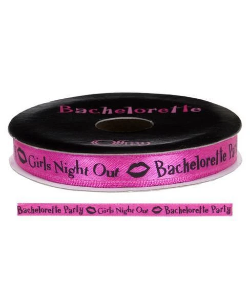 Bachelorette Superstore Bachelorette/Girls Night Out Ribbon, Spool $1.99 And Under