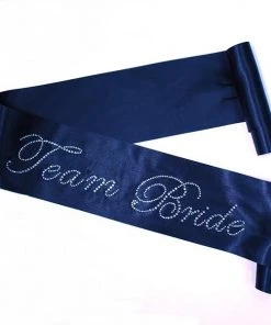 Bachelorette Superstore Rhinestone 'Team Bride' Black Sash Sashes