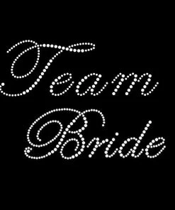 Bachelorette Superstore Bridal Party/Guest Sashes Rhinestone "Team Bride" Tank Top Or T-shirt