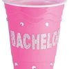 Bachelorette Superstore Pink 'Bachelorette' W/ Bling 16 Oz Party Cup New Arrivals