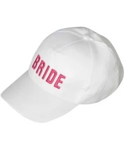 Bachelorette Superstore White BRIDE Baseball Hat New Arrivals