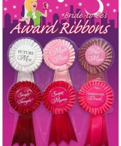 Bachelorette Superstore New Arrivals Bride To Be Mini Award Ribbons, 6 Pc