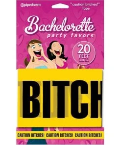 Bachelorette Superstore $1.99 And Under Caution Bitches! Tape, 20 Ft