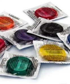 Bachelorette Superstore 8 Pack Colored Condoms- FLAVORED $1.99 And Under