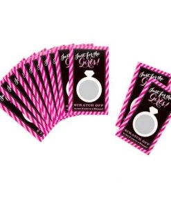 Bachelorette Superstore Just For The Girls! Scratch Card Game, 12pc Party Games