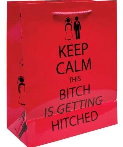 Bachelorette Superstore Bachelorette Keep Calm Gift Bag, 1 Pc $1.99 And Under