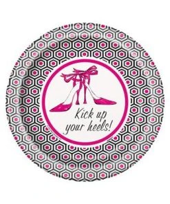 Bachelorette Superstore Kick Up Your Heels! Plates, 7in. - 8pk