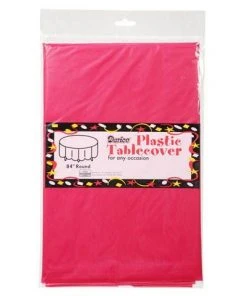 Bachelorette Superstore $1.99 And Under Round Table Cover, 84"- Dark Pink