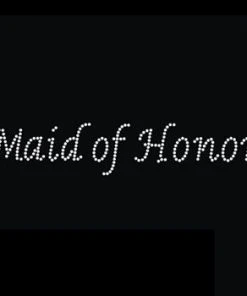 Bachelorette Superstore Bridal Party/Guest Sashes Rhinestone 'Maid Of Honor' Tank Top Or T-shirt