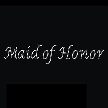 Bachelorette Superstore Bridal Party/Guest Sashes Rhinestone 'Maid Of Honor' Tank Top Or T-shirt 1 Bachelorette Superstore Bridal Party/Guest Sashes Rhinestone 'Maid Of Honor' Tank Top Or T-shirt