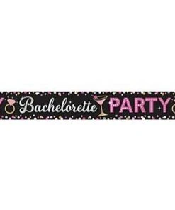 Bachelorette Superstore Metallic Bachelorette Party Banner,4.25 X 25ft $1.99 And Under