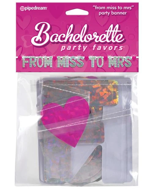Bachelorette Superstore From Miss To Mrs. Banner 1 Bachelorette Superstore From Miss To Mrs. Banner
