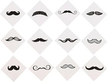 Bachelorette Superstore Fingerstache Tattoos, 36 Pc. 1 Bachelorette Superstore Fingerstache Tattoos, 36 Pc.