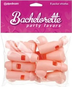Bachelorette Superstore $1.99 And Under Willy Whistles 8 Pk- Natural