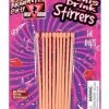 Bachelorette Superstore Penis Drink Stirrers, 10 Pk Drink'n Goods