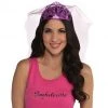 Bachelorette Superstore Sassy Bride Pink Tiara & Veil New Arrivals