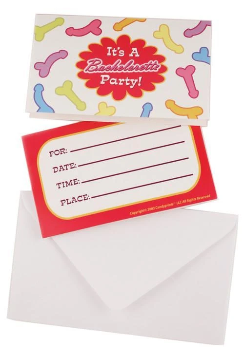 Bachelorette Superstore $1.99 And Under Risque Invites, 8pk 1 Bachelorette Superstore $1.99 And Under Risque Invites, 8pk