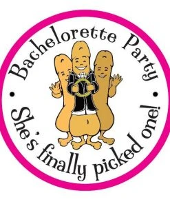 Bachelorette Superstore $1.99 And Under She's Finally Picked One Stickers - 6 Pack