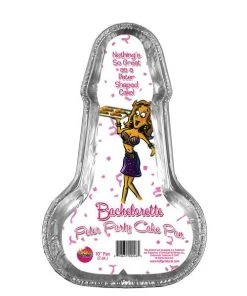 Bachelorette Superstore Bakeware Disposable 10" Pecker Cake Pan, 2 Pk