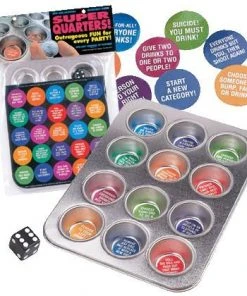Bachelorette Superstore Super Quarters Drinking Game Party Games