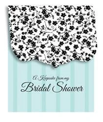 Bachelorette Superstore Two Love Birds Teal - Bridal Shower Keepsake Album $1.99 And Under