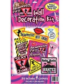 Bachelorette Superstore Bachelorette Party Wall Decorating Kit Party Packages