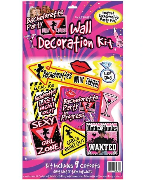 Bachelorette Superstore Bachelorette Party Wall Decorating Kit Party Packages 1 Bachelorette Superstore Bachelorette Party Wall Decorating Kit Party Packages