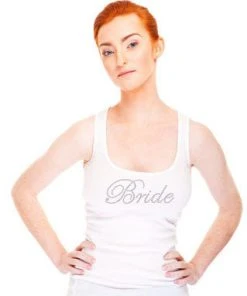 Bachelorette Superstore White Tank Top - Bride Tees, Tanks & Undies